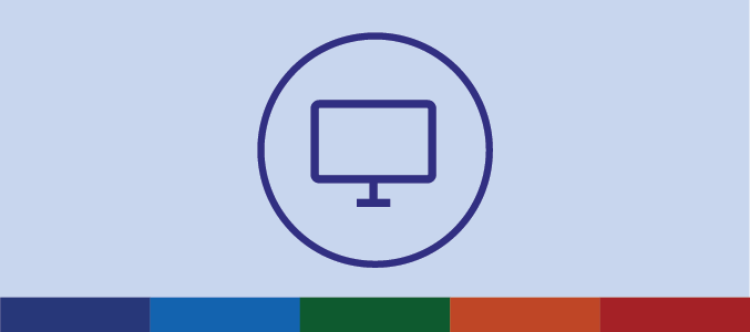 Icon of a computer screen representing a website or digital resource.