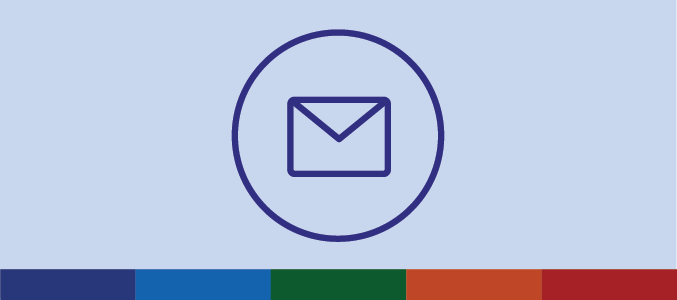 Icon of an envelope representing mail, contact or communications.